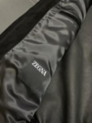 wholesale quality zegna suede leather coat model no. 31